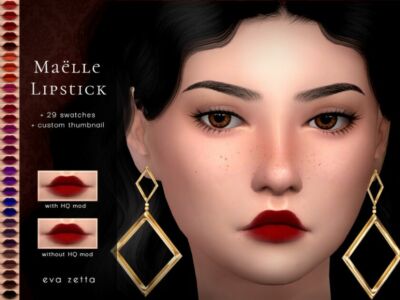 Maelle Lipstick – EVA Zetta Sims 4 CC