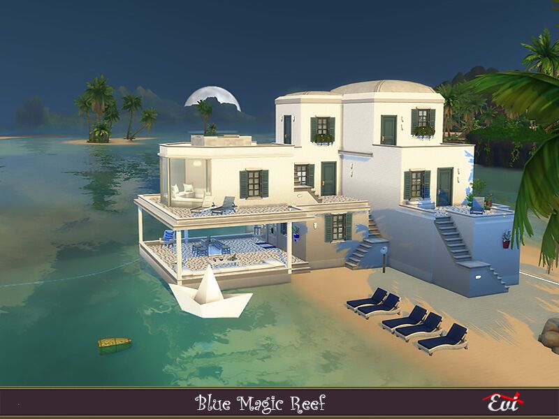 sims 4 cc magic blue reef by evi 3