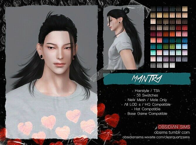 Mantra Hair Sims 4 CC