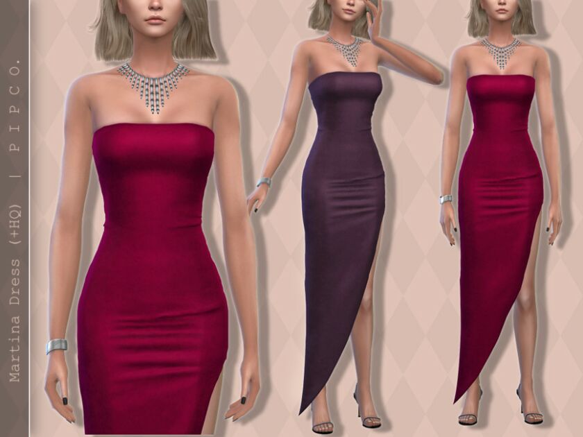 Martina Dress Sims 4 CC