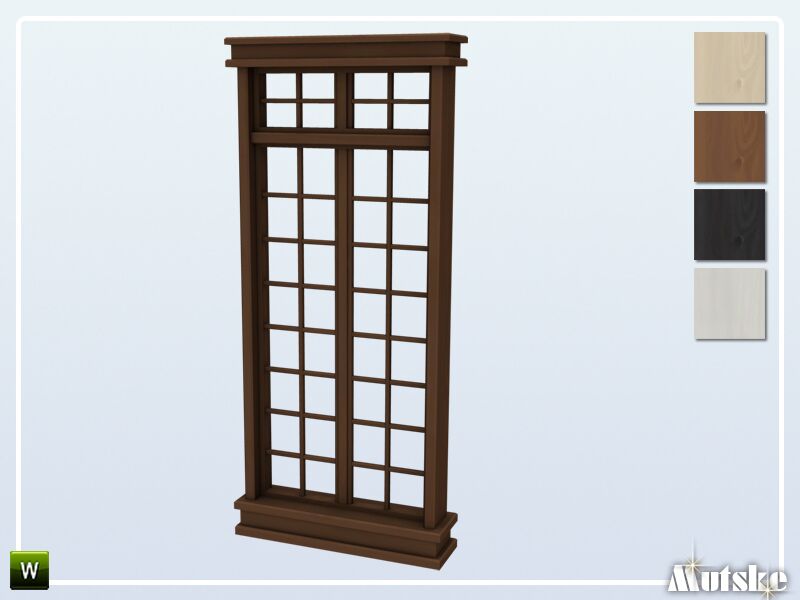 Matrix Window Middle 1×1 By Mutske Sims 4 CC