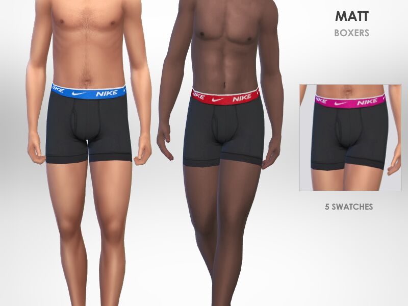 Matt Boxers By Puresim Sims 4 CC