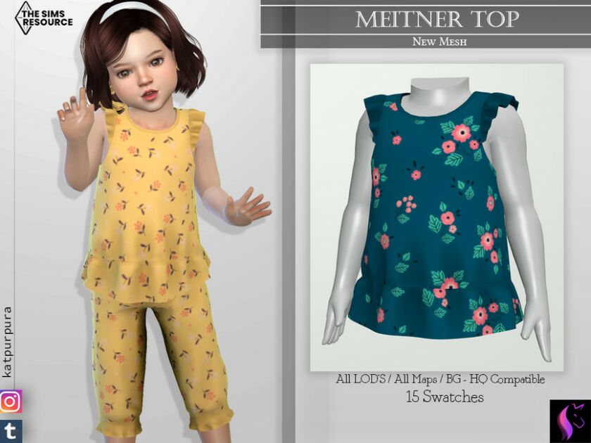 Meitner TOP By Katpurpura Sims 4 CC