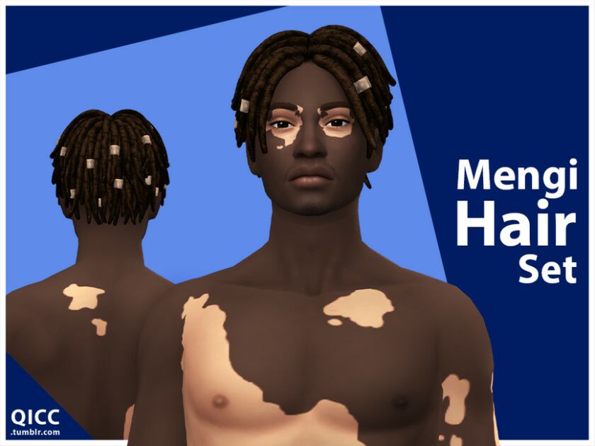 Mengi Hair SET Sims 4 CC