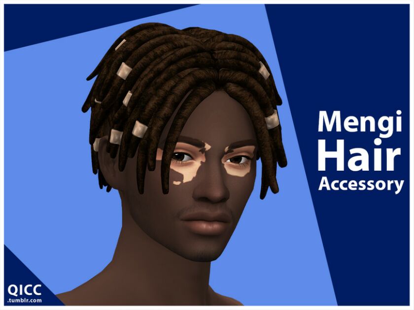 sims 4 cc mengi hair set patreon by qicc 3