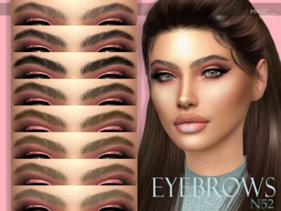 [MH] Eyebrows N52 By Magichand Sims 4 CC