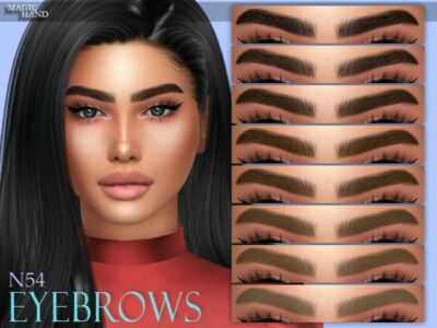 [MH] Eyebrows N54 By Magichand Sims 4 CC