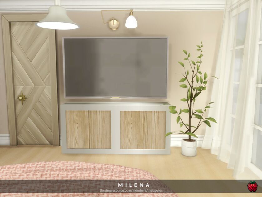 sims 4 cc milena bedroom by melapples 4