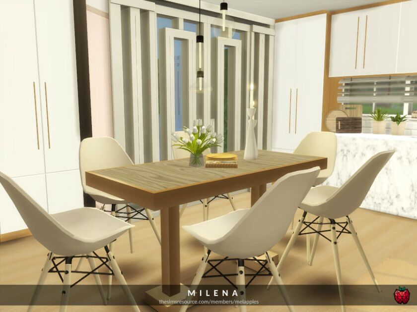 sims 4 cc milena kitchen and dining by melapples 2