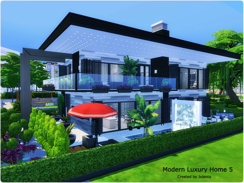 Modern Luxury Home 5 Sims 4 CC