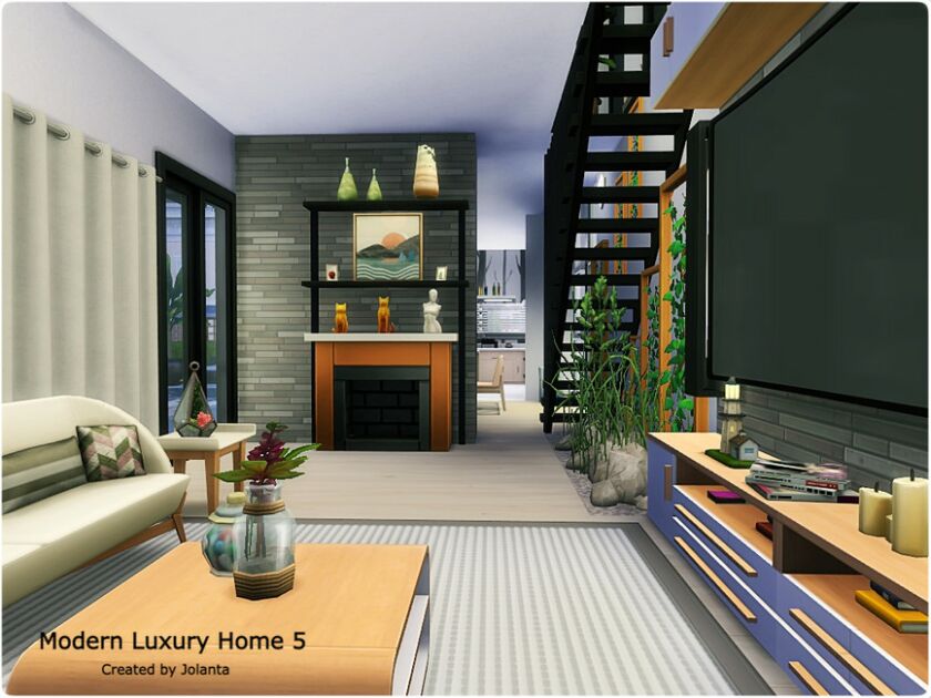 sims 4 cc modern luxury home 5 by jolanta 5