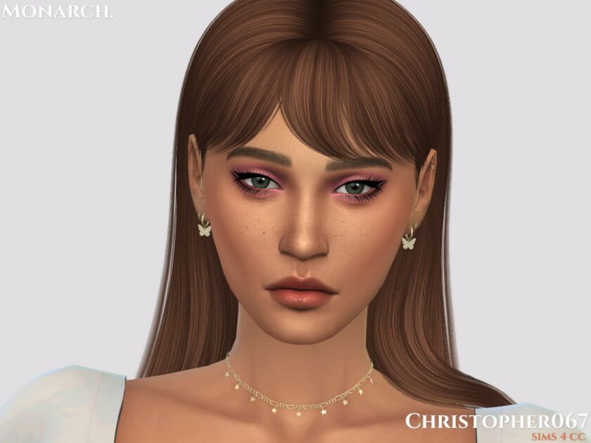 sims 4 cc monarch earrings christopher067 by christopher067 2