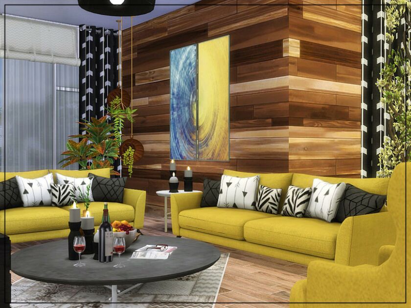 sims 4 cc moriana livingroom by marychabb 3