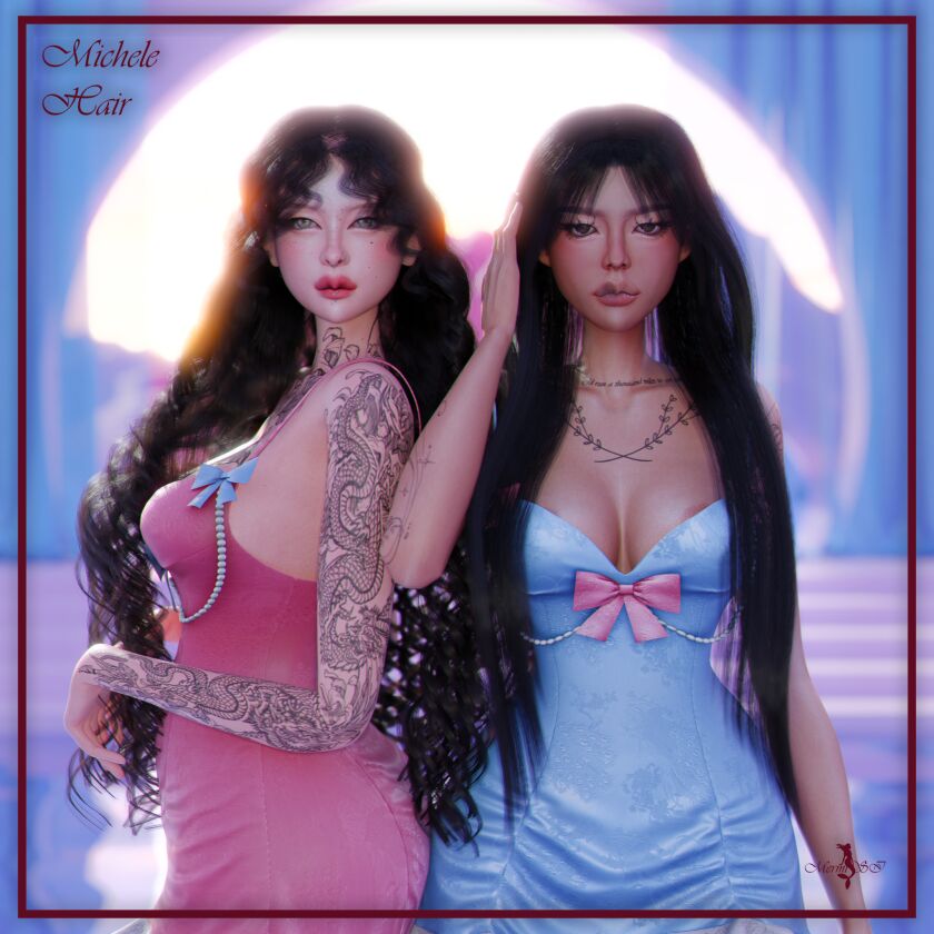 sims 4 cc mrmi solli hair mrmi michele hair hair only 2