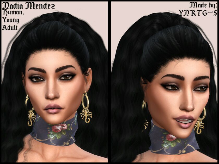 Nadia Mendez By Ynrtg-S Sims 4 CC