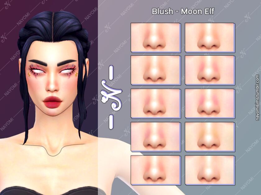 Moon ELF Blush Sims 4 CC