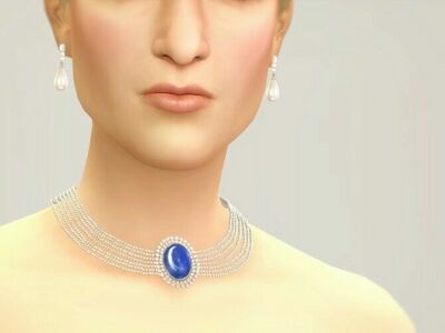 Necklace & Earrings M IV Sims 4 CC