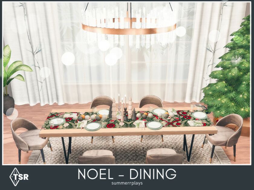 Noel – Dining Room Sims 4 CC