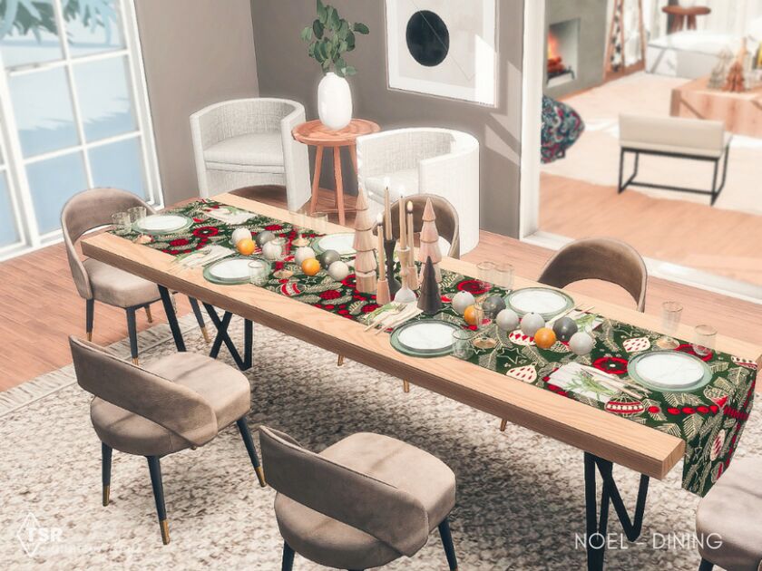 sims 4 cc noel dining room tsr only cc 7