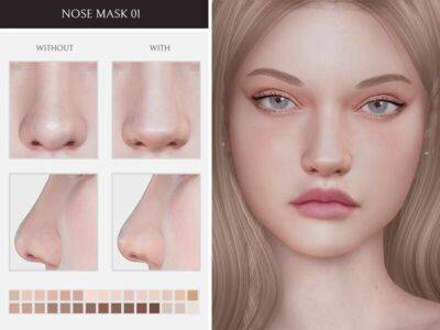 Nose Mask 01 Sims 4 CC