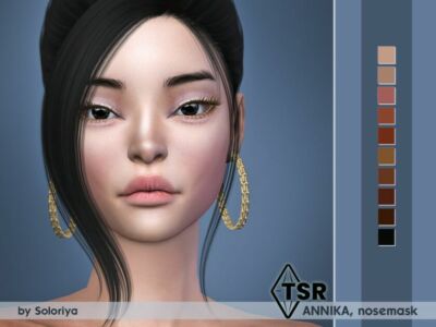 Nosemask Annika By Soloriya Sims 4 CC