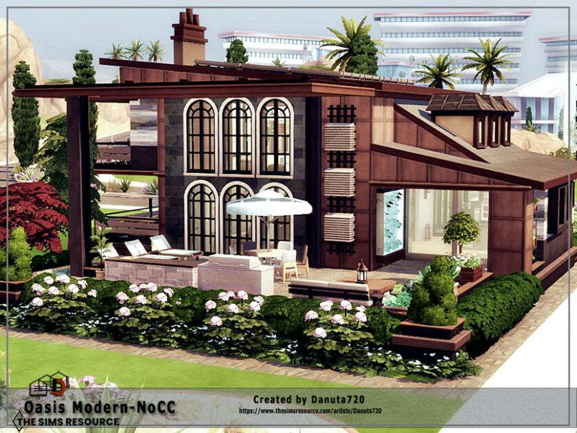 Oasis Modern-Nocc By Danuta720 Sims 4 CC