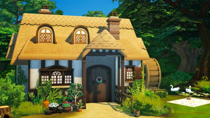 OLD Cottage Mill Sims 4 CC