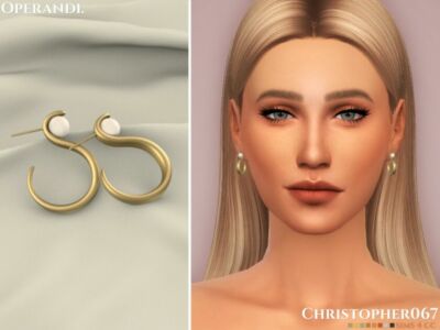 Operandi Earrings / Christopher067 Sims 4 CC