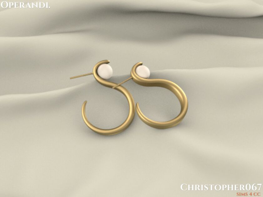 sims 4 cc operandi earrings christopher067 by christopher067 3