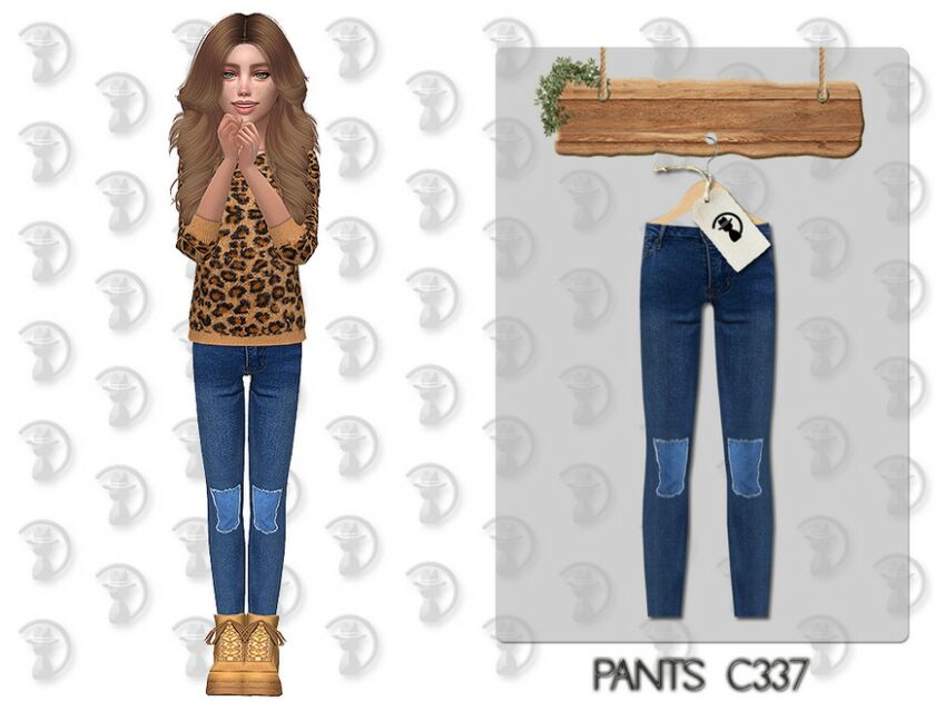 Pants C337 By Turksimmer Sims 4 CC