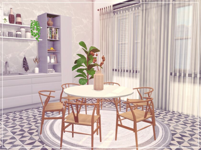 sims 4 cc parisien kitchen room 2