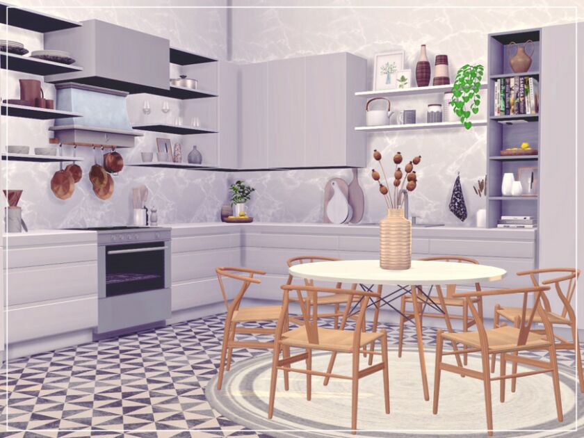 sims 4 cc parisien kitchen room 6