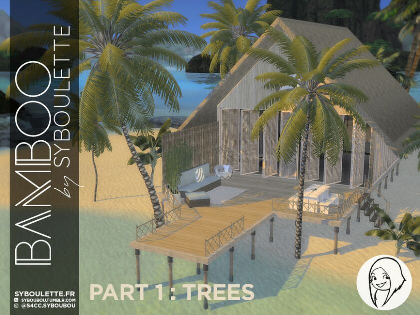 Patreon Early Release – Bamboo – Part 1 (Trees) By Syboubou Sims 4 CC