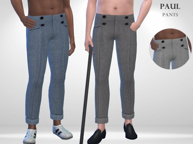 Paul Pants By Puresim Sims 4 CC