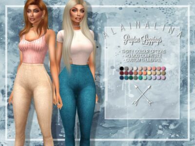 Payton Leggings By Alainalina Sims 4 CC