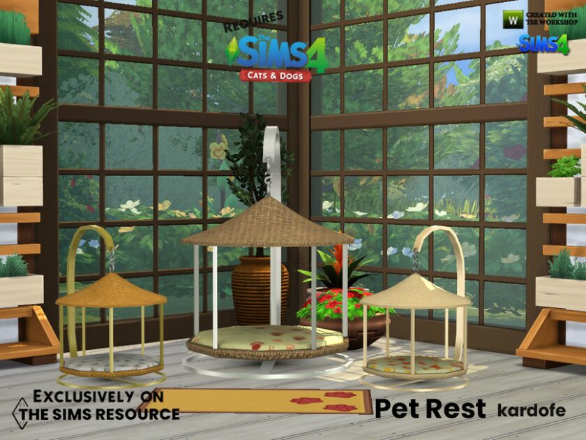 PET Rest By Kardofe Sims 4 CC