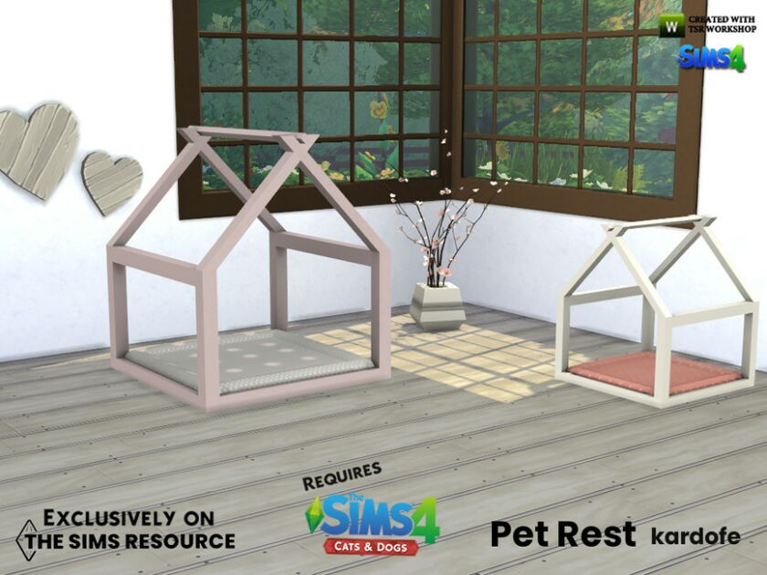 sims 4 cc pet rest by kardofe 6