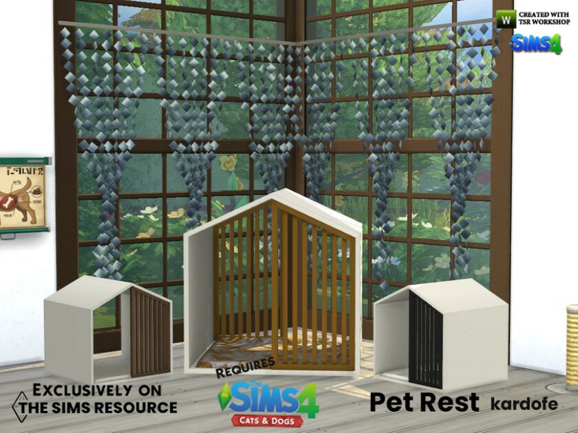 sims 4 cc pet rest by kardofe 7