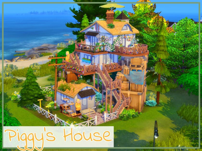 Piggy’s House Sims 4 CC