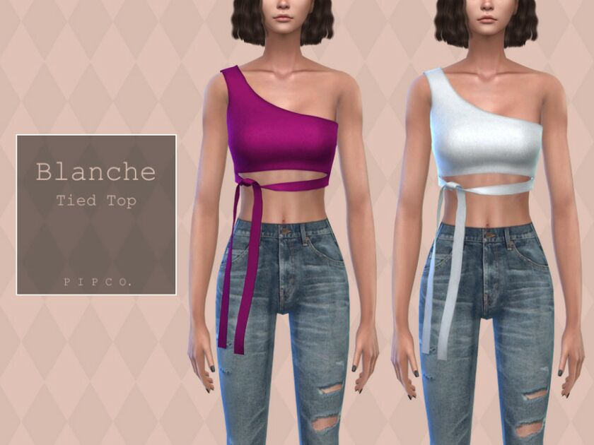 Pipco – Blanche TOP Sims 4 CC