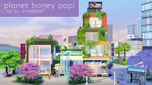 Planet Honey Pop! A Karaoke BAR Sims 4 CC