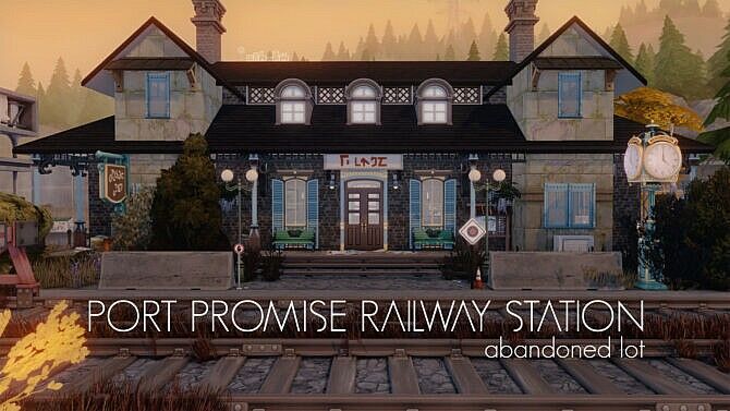 Port Promise Railway Station Sims 4 CC