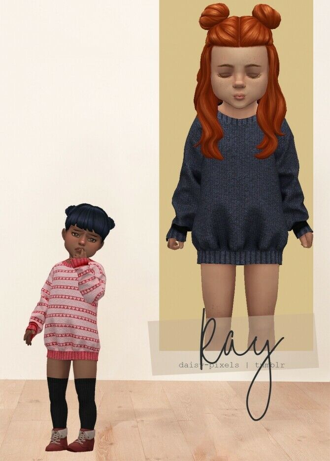 RAY Sweater Dress Sims 4 CC