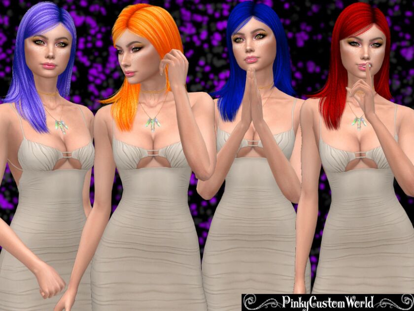 sims 4 cc recolor of nightcrawlers alexandra hair by pinkycustomworld 2