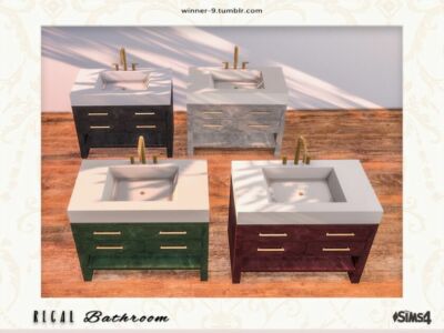 Regal Sink Sims 4 CC