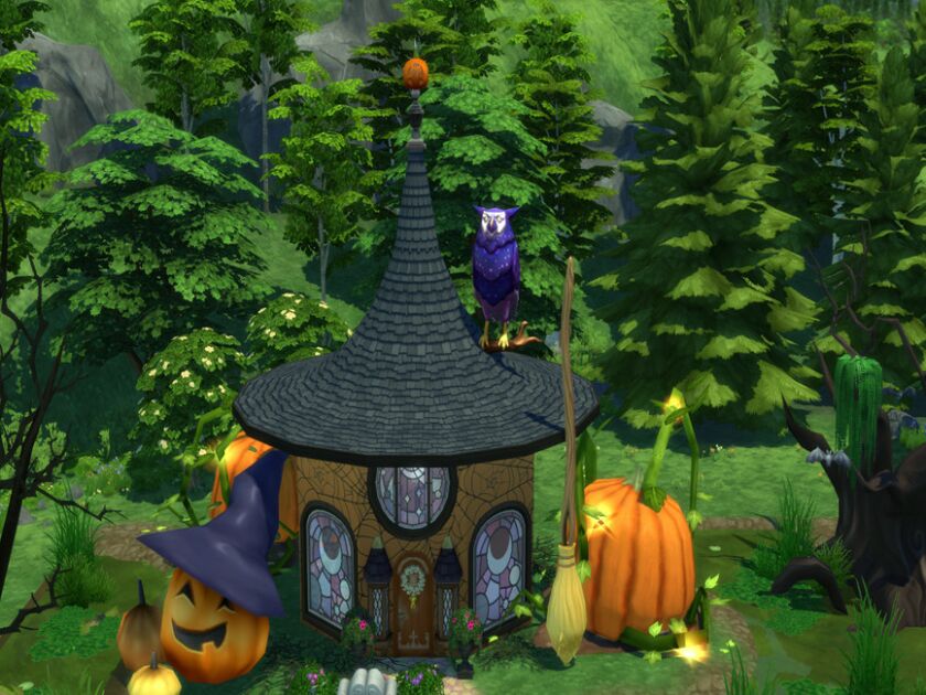 Retail (Pumpkin Witch HAT) By Susancho93 Sims 4 CC