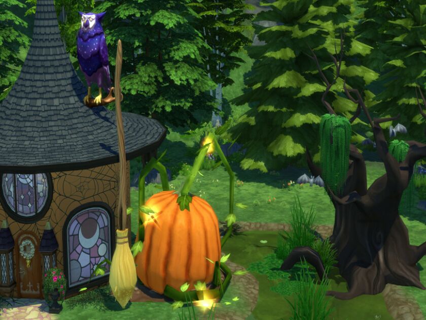 sims 4 cc retail pumpkin witch hat by susancho93 4