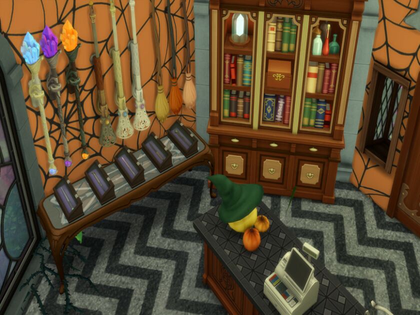 sims 4 cc retail pumpkin witch hat by susancho93 7