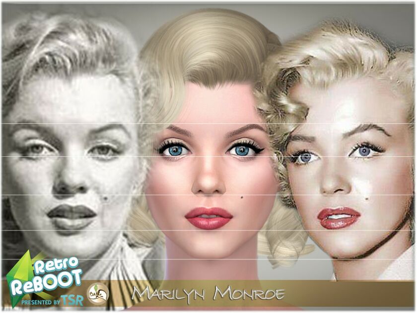 sims 4 cc retro reboot marilyn monroe by bakalia 3