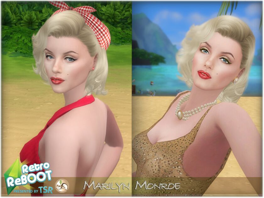 sims 4 cc retro reboot marilyn monroe by bakalia 5